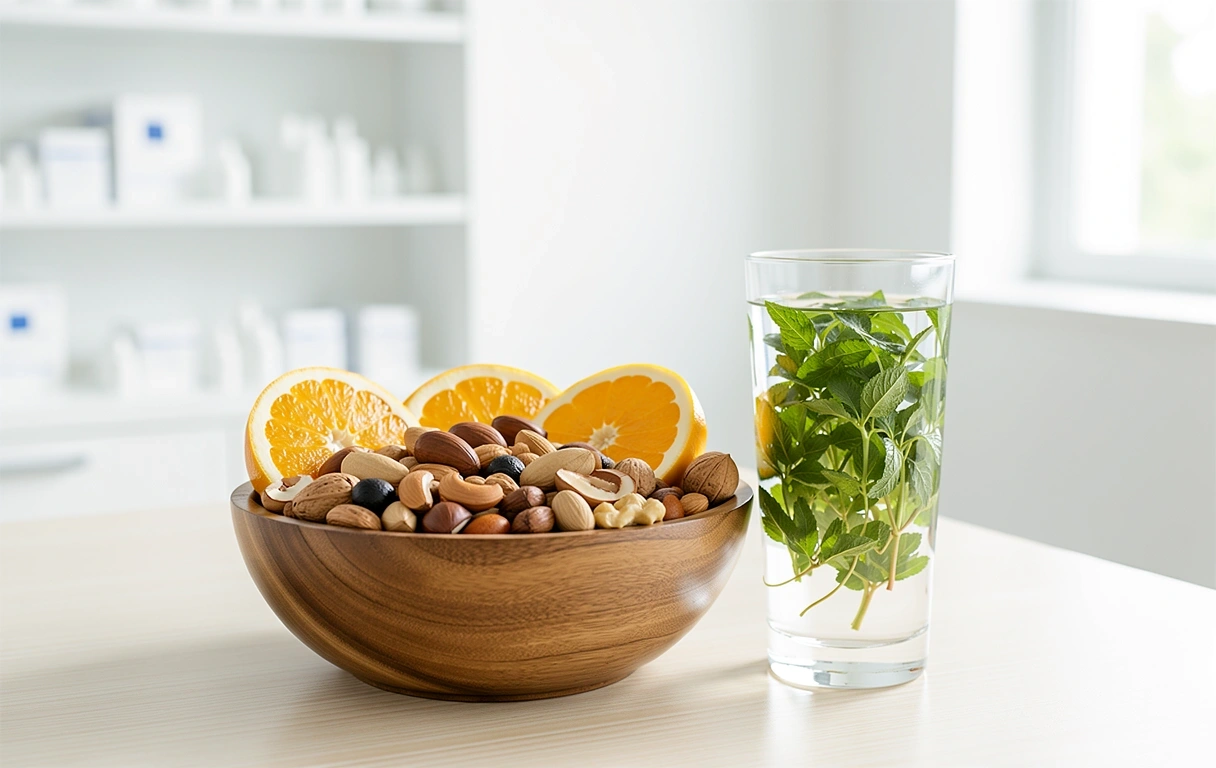 Čerstvé suroviny zdůrazňující kvalitu stravování